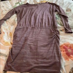 ATHLETA DRESS SIZE MEDIUM PURPLE HEATHER